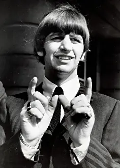 Jokes: Ringo Starr after visiting his newborn son, London
