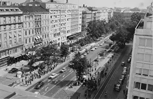 Avenues: Ringstrasse naer the Vienna State Opera. 1958
