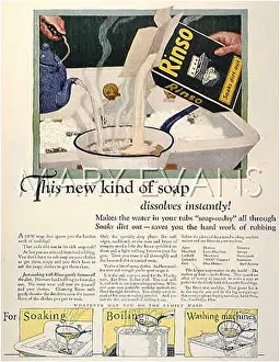 Hardest: RINSO ADVERT 1924
