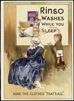 Washes: RINSO ADVERT