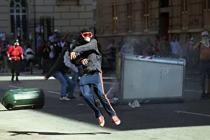 Rioter: Rioter Throws Stones