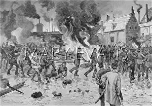 Glassworks: RIOTERS DESTROY JUMET