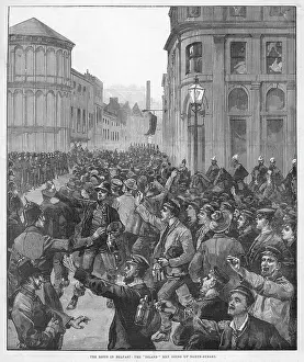 Rioting: Riots in Belfast 1886