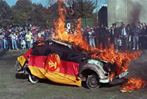 Reunification: Riots on German Unification Day in Berlin