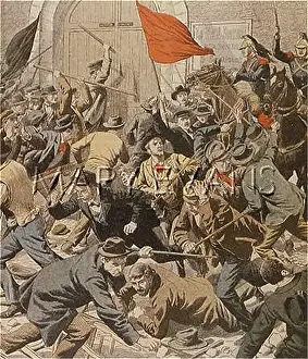 Limoges: RIOTS AT LIMOGES