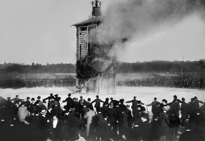 Bois: Riots at the Longchamp racecourse, 1906