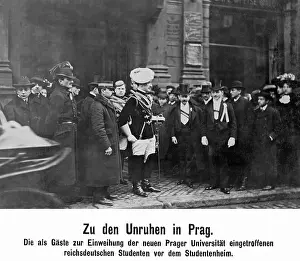 Dormitory: Riots in Prague, 1908
