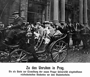 Disputes: Riots in Prague, 1908