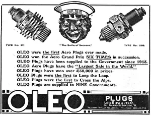 Oleo: Ripault Oleo Aero Engine Sparking Plugs: Achievements