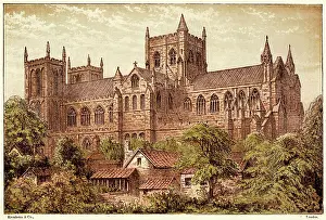 Ripon: RIPON CATHEDRAL 1868