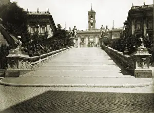 Capitoline: Rise to Capitoline Hill circa 1885