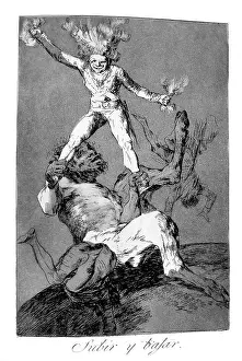 Caprichos: To rise and to fall Artist: Francisco Goya