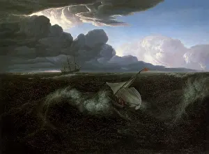 Thunderstorm: Rising of a Thunderstorm at Sea