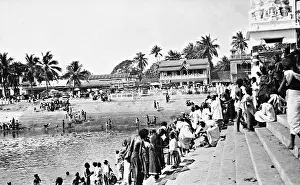 Ganges: A ritual bath in the Ganges, 1931