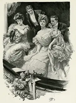 Frocks: Rivals at the theatre 1906