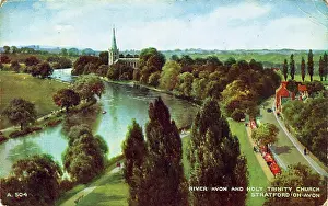 Stratford: River Avon & Holy Trinity Church, Stratford-upon-Avon