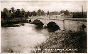 Avon: River Avon & New Bridge, Pershore, Worcestershire
