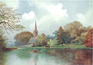 Quatremain: River Avon, Stratford