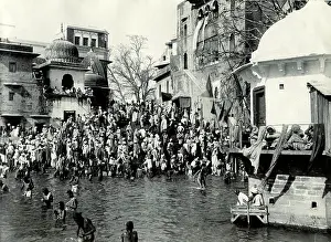 Haridwar: River bathing ghat Haridwar, India