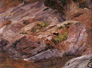 Boulders: River and Boulders, by Leighton
