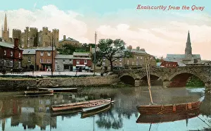 Wexford: The River & Bridge, Enniscorthy, County Wexford