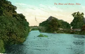 Ilkley: River & Bridge, Ilkley, Yorkshire