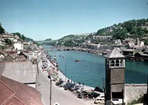 Looe: The river and bridge, Looe