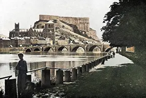 Hewn: The river and citadel at Huy
