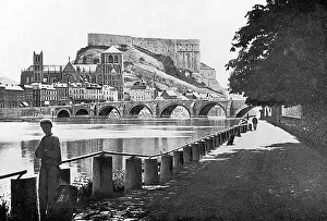 Hewn: The river and citadel at Huy