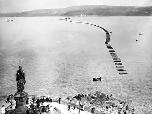 Dunoon: The River Clyde Boom at Dunoon in 1915