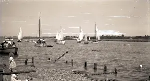 Holidaymakers: The River Crouch, Hullbridge, Essex