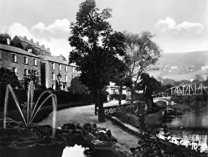 Derwent: River Derwent and Park, Matlock Bath, Derbyshire