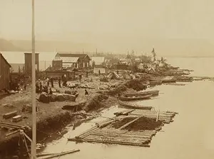 Goldfields: The river front, Dawson City, Yukon Territory