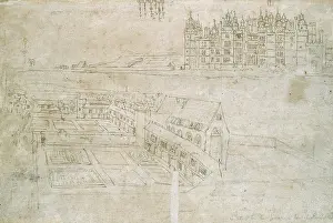 Antonis: The River-front of Richmond Palace and Privy Gardens