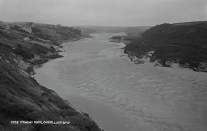 Riverbank: River Gannel at Newquay