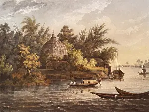 Conical: River Hooghly Scene. Bengal
