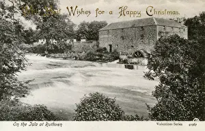 Tributary: Mill on the River Isla at Ruthven, Scotland