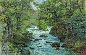 Llandrindod: On the River Ithon, Llandrindod Wells, Powys, Wales