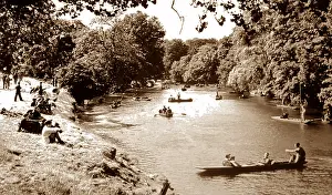Knaresborough: River at Knaresborough in the 1930s