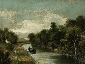 Barge: River Lagan with Barge