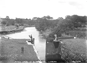 Lagan: River Lagan at Blares Lock, Lisburn