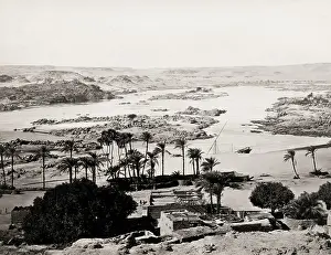 Archiecture: River Nile, cataracts, Egypt