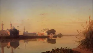 Mudo: River Nile, painting, Musee de l'Oise, Beauvais, France