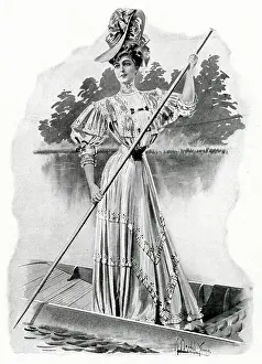 Punter: River punting 1906