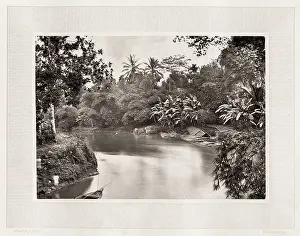Java: River scene, Java, Indonesia, Woodburytpe