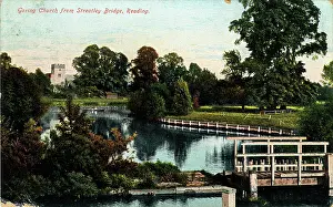 Woodcote: River & St Thomas of Canterbury Church, Goring-on-Thames