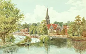 Marlow: River Thames at Marlow, Buckinghamshire