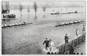 Overflow: River Thames overflow of water 1904