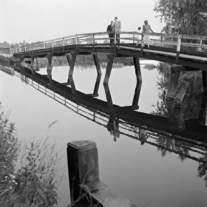 River Trent Footbridge In Newark
