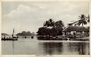 Leone: River view in Sierra Leone, West Africa